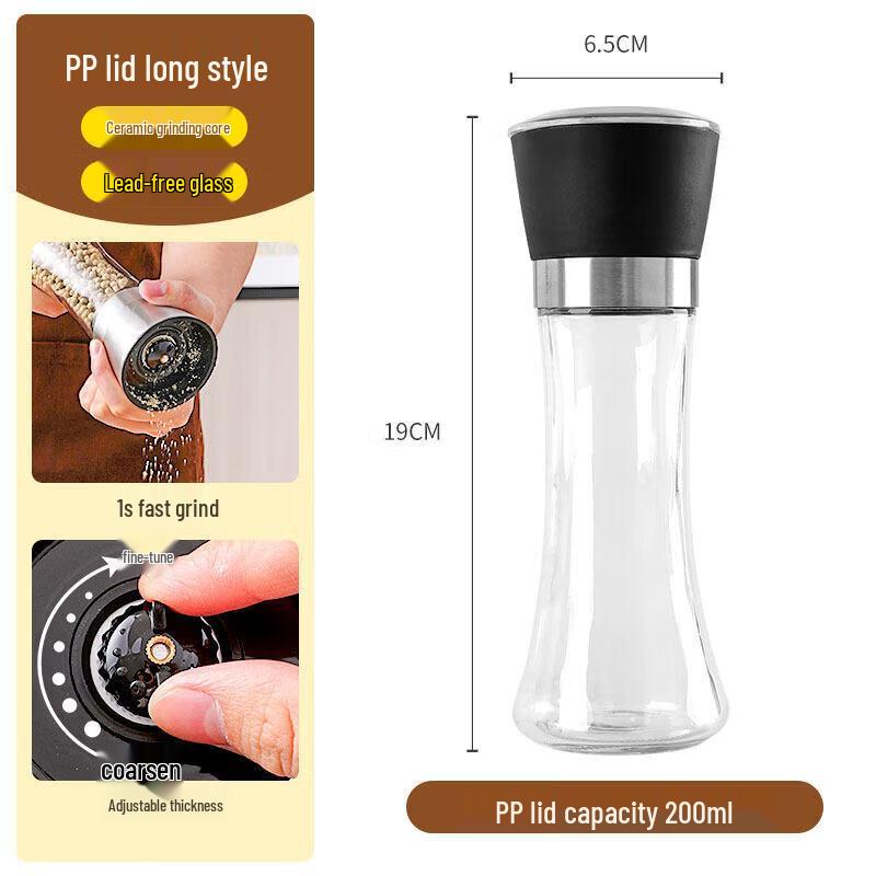 Manual Stainless Steel Pepper & Salt Grinder