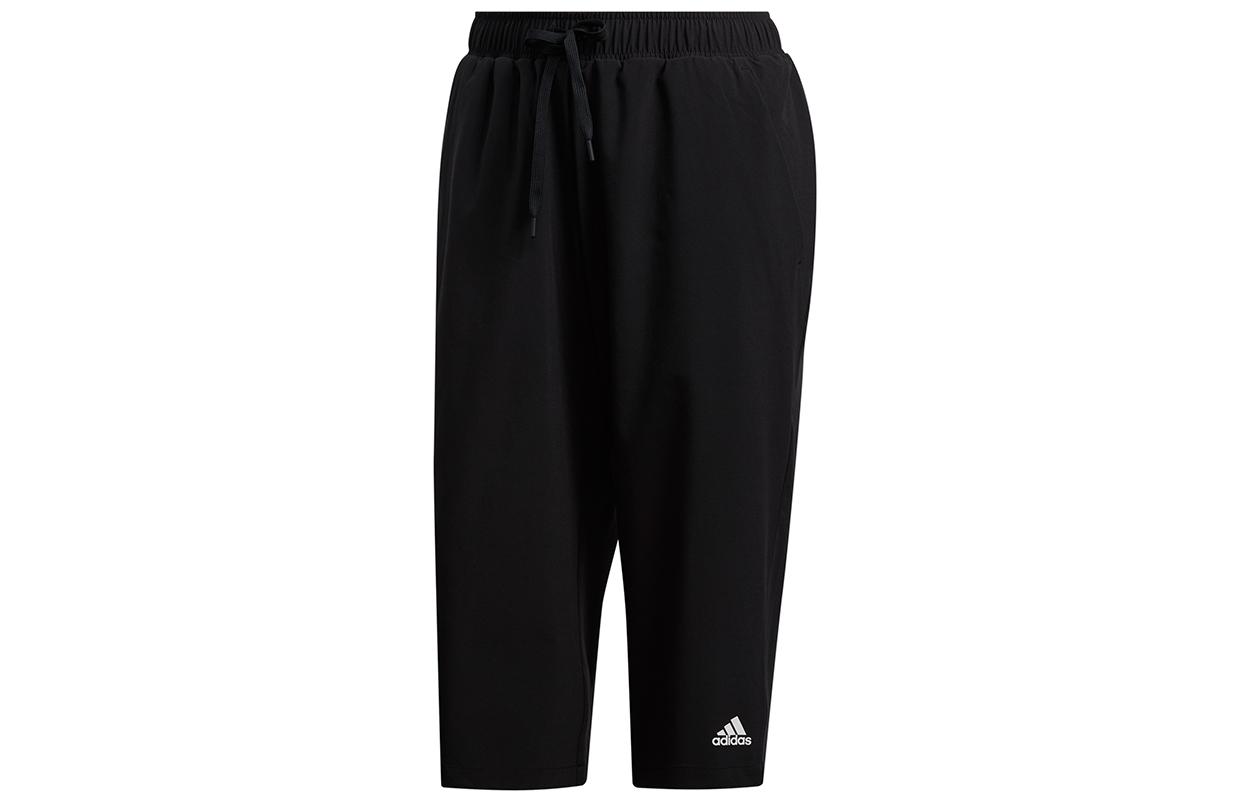 

Adidas Knitted Sweatpants Women s Black Moderate Straight Fit Pants FT3081 XS