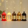 Luz de Vela Estilo Europeu Vintage Luminoso Ornamental Decorativo Retrô Design de Castelo Suporte de Luz de Vela Ornamento de Festival