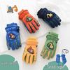 Kids' Waterproof Ski Gloves for 2-6 Years - Winter Excavator Design