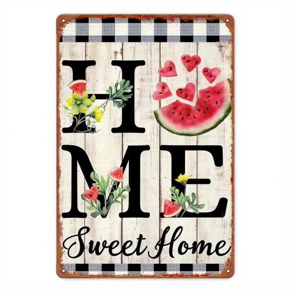 Retro Metal Wall Art for Living Room Decor 20x30 cm