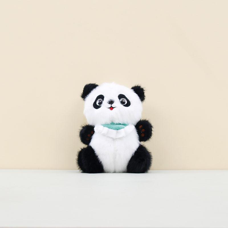 Adorable Panda Plush Toy Hanging Ornament Cute Stuffed Animal Gift For Kids