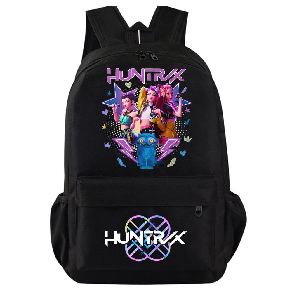 Kpop Dämonenjäger Bedruckter Rucksack für Teenager Studenten Mädchen Jungen Schultasche Schultasche Damen Große Kapazität Reisetasche Kindergeschenk Rucksack
