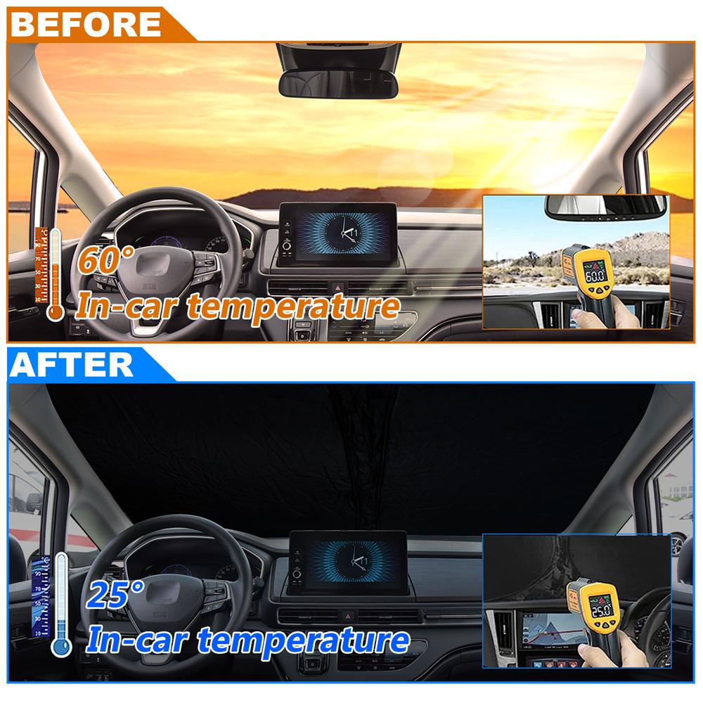 Car Windshield Sun Shade UV Block Shield Cover Protect for Honda Odyssey 2018 2019 2020 2025 2025 2025 2025 2025 Car Accessories