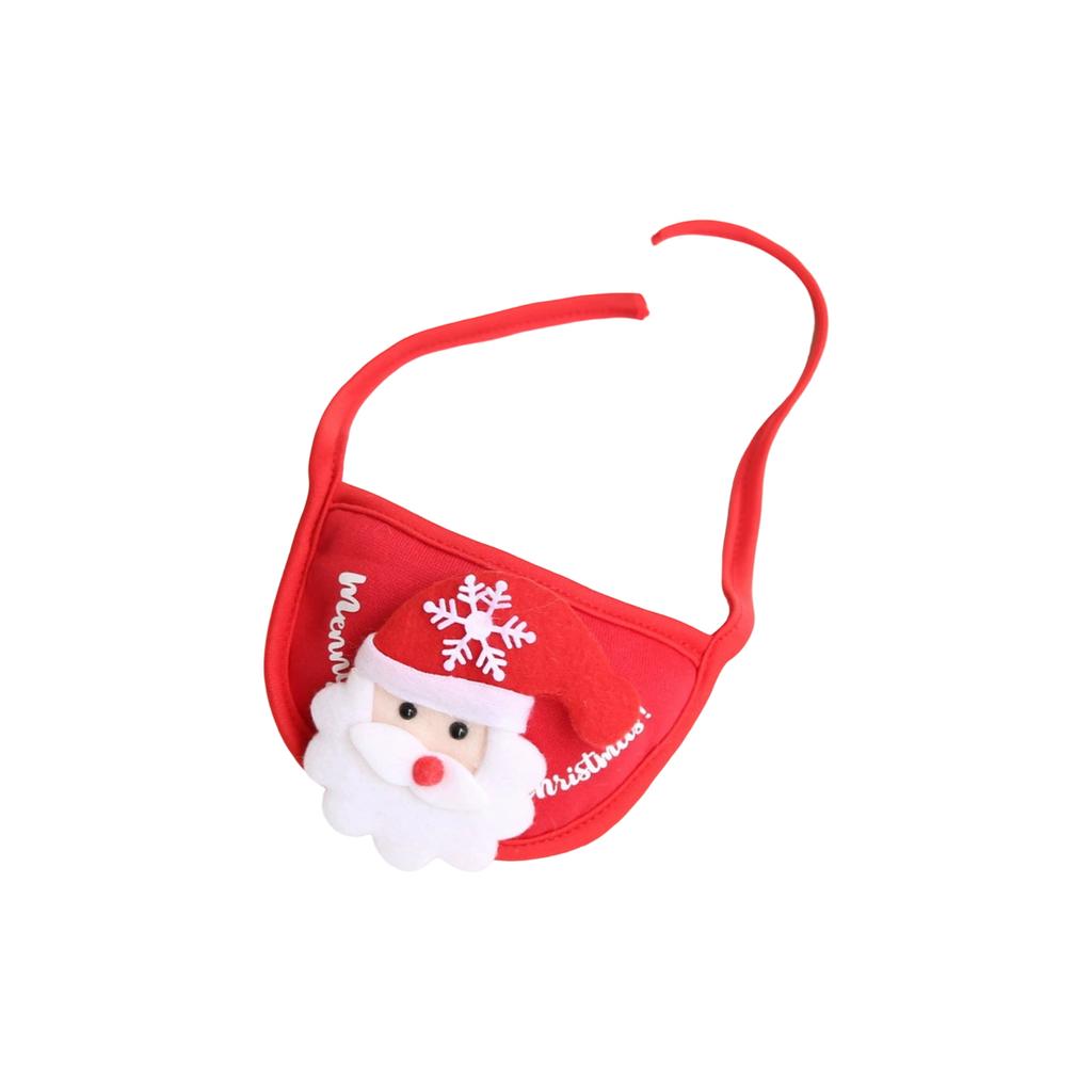 ChristmasPet Costume Set - Dog Santa & Christmas Tree Hat With Bib, Festive Holiday Outfit For Small Animal