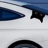 Vinyl Autoaufkleber Zubehör - Wasserdichte Styling-Abdeckung zur Autodekoration - Entzückendes Arme Katze Design mit großen Augen für Auto