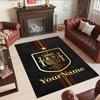 Atletico Madrid Customize Text Carpet Perfect for Outdoor Hallway Game Room Dormitory Anti-slip Rug Decorate Offices