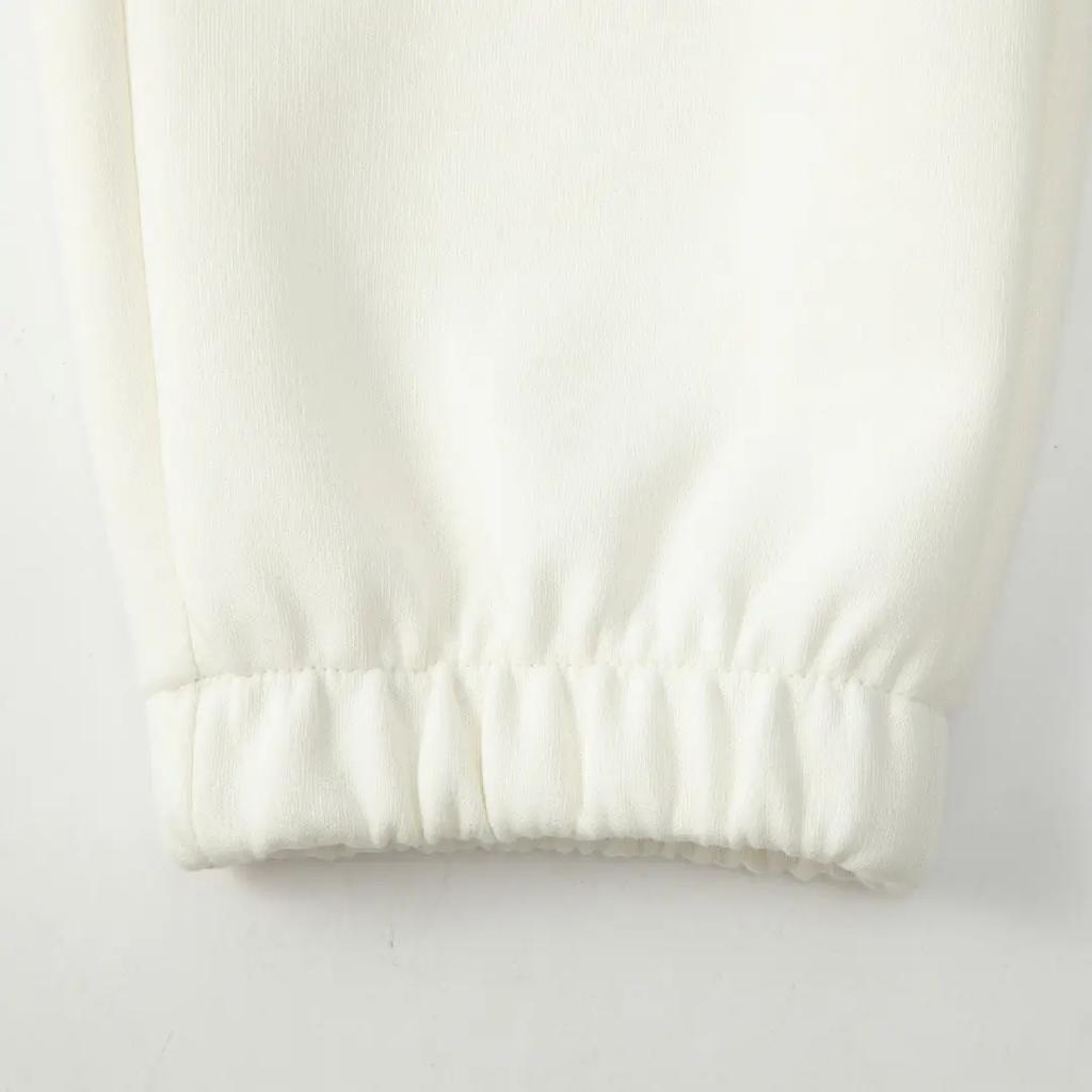 Puma Outdoor Sports Solid Color Brand Logo Badge Casual Pants Women Pants White 627884-65