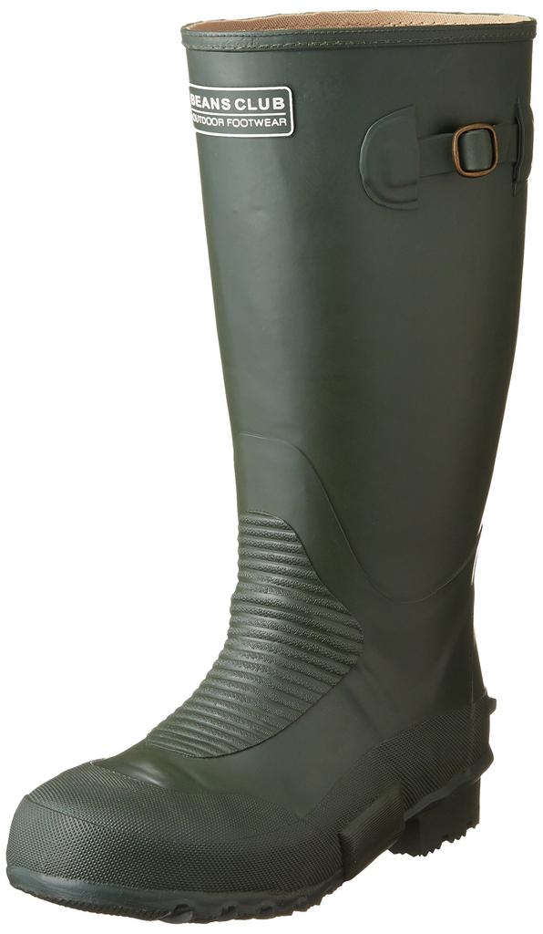 Fukuyama Rubber Steel Toe Cap Boots Ideal for Civil Engineering Work, Dark Green, LL