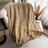Spring, Imitation Cashmere Scarf Women'S Fashion Ethnic Style Cashew Fringed Long Scarf Shawl