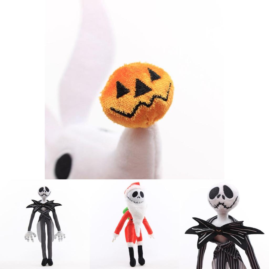 Adorables Peluches de Jack Skellington y Jack Santa de Pesadilla Antes de Navidad