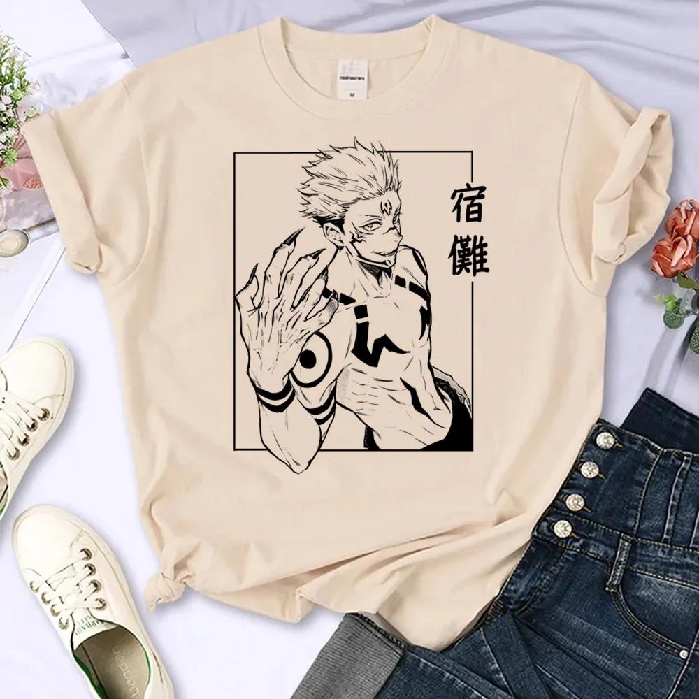 Jujutsu Kaisen Tee women comic t-shirts female anime clothing