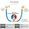 R134a Car AC Refrigerant Charging & Detection Hose 1/2 ACME.
