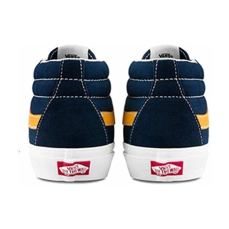 Vans Sk8 Canvas Mid-Top Skate Shoes Unisex Sneakers Blue VN0A3WM34PL