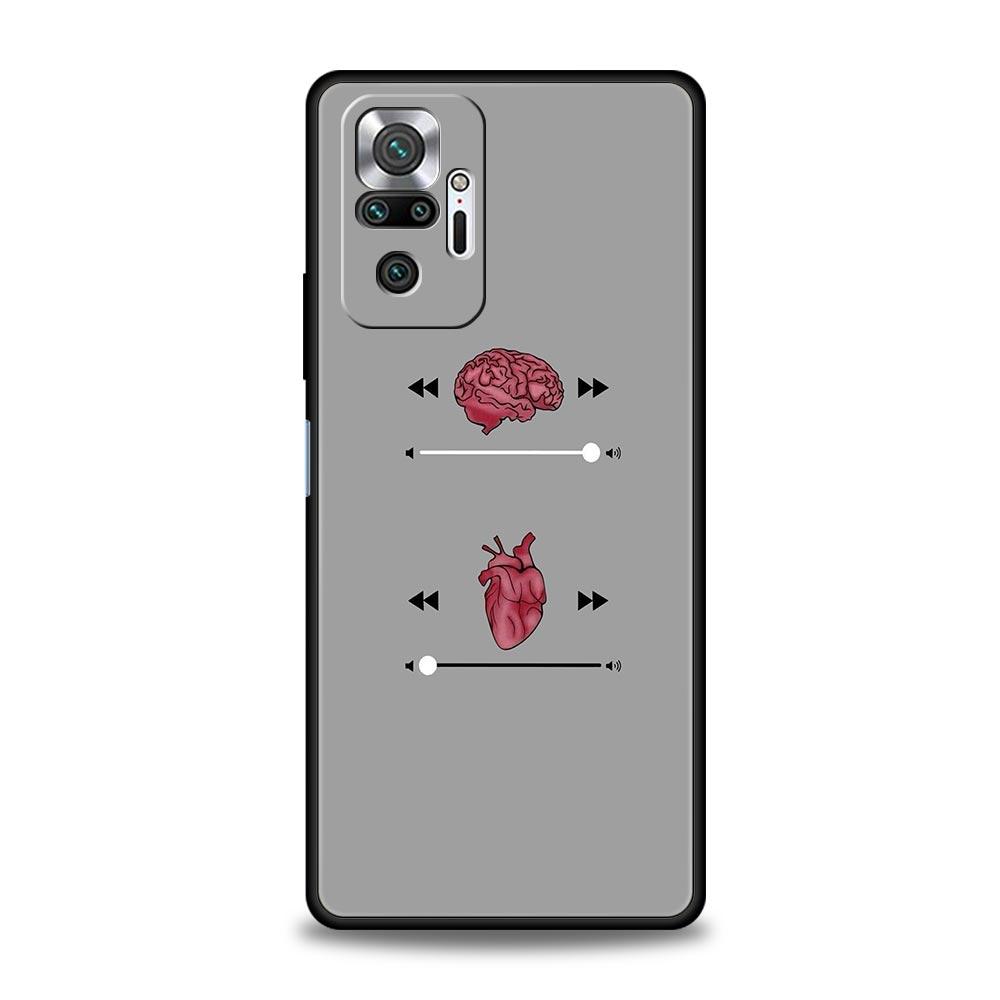 Creative Heart Medical Phone Case For Xiaomi Redmi Note 14 13 12 5G 11 10 Pro Plus 4G 9S 9 14C 13C 12C 10C 9C 9A Soft TPU Cover