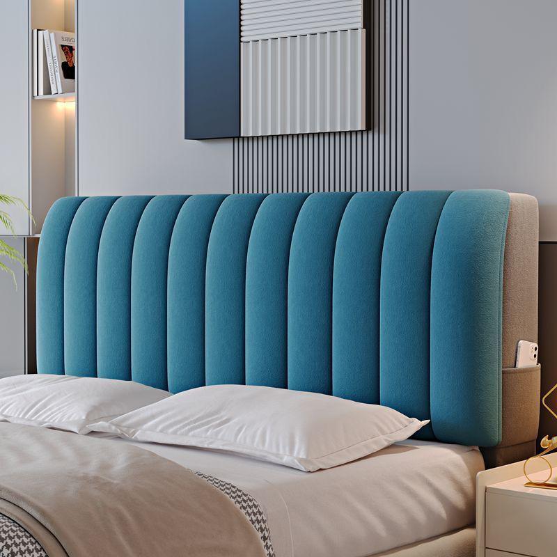 Universal Thickened Velvet Headboard Cover - Soft, Dustproof, and Anti-Collision Protective Backrest Cover