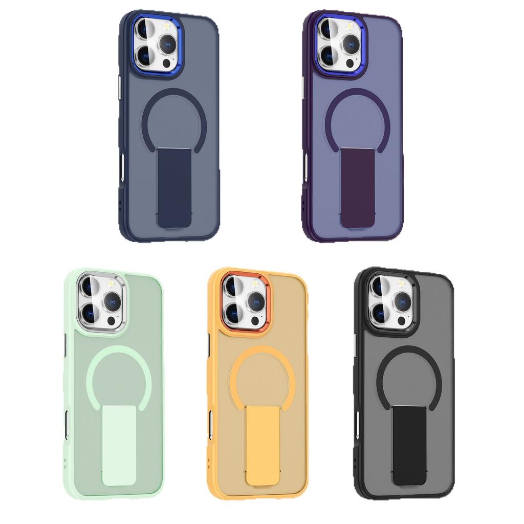 New Skin Sensitive Invisible Bracket for IPhone Case, Retro Precision Hole Magnetic Suction Design for IPhone Case