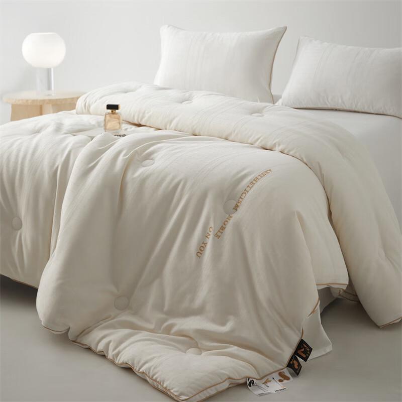 Mling Sojafaser Jacquard Winterdecke