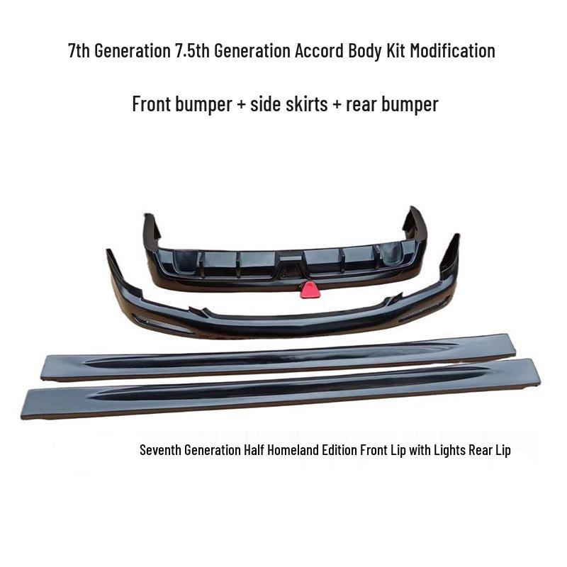Front Lip & Side Skirts Rear Lip for 7th/7.5th Gen Accord - Japanese Version