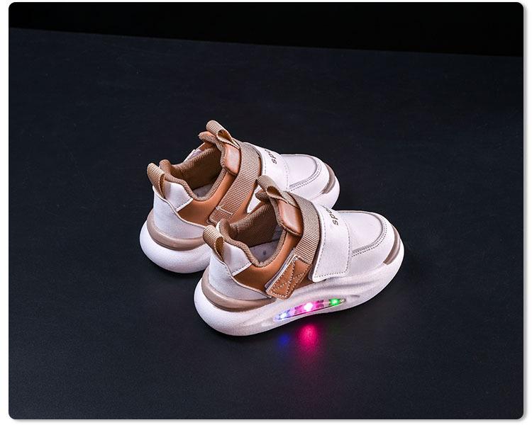 Leuchtende Sneaker für Kinder - Trendige Laufschuhe mit weicher Sohle für Jungen & Mädchen, Lässiger Stil für Frühling/Herbst