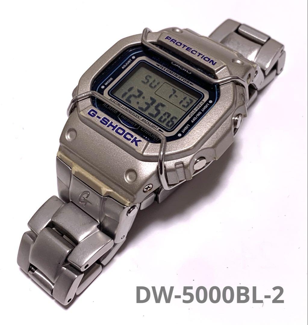

[Б/У] G-SHOCK Casio DW-5000 Задняя крышка на винтах Металлический браслет