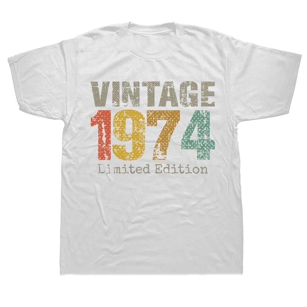 50 let Starý Vintage 1974 50. Narozeniny Dámské Tričko Manželka Manžel Dárky k Narozeninám Nápisy Citát Grafické Topíky Streetwear 61408