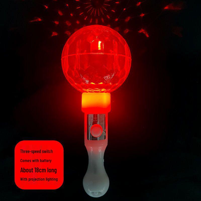 

Large Fluorescent LED Flashing Ball Stick for Concerts and Events
