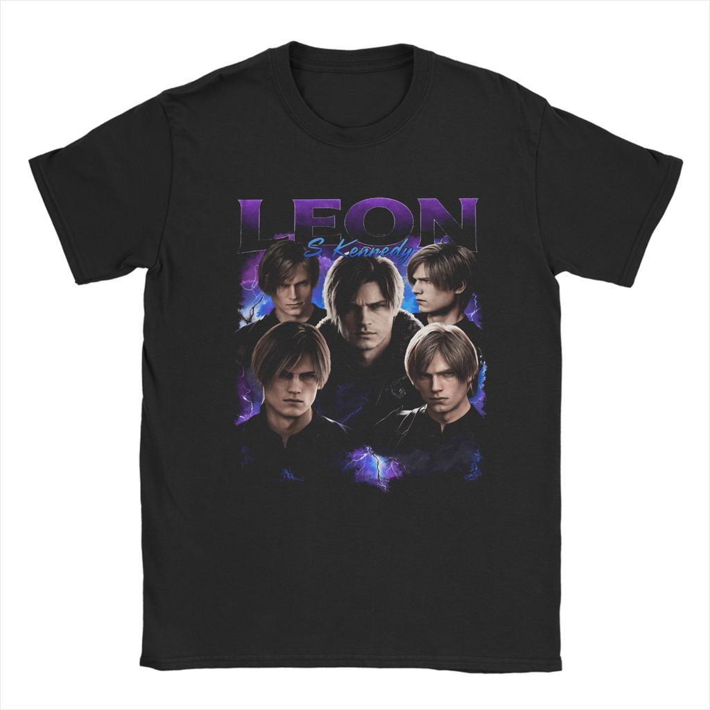 Leon Kennedy Girl Dinner T Shirt Beach Hippie T Shirts Unisex 100 Cotton ONeck 4XL 5XL 6XL Top Tees ShortSleeve Y2K Retro Tshirt