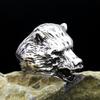 Anel Punk Cabeça de Urso Nórdico Para Homens Mulheres Aço Inoxidável Amuleto Viking Anel Joias de Animais Únicas Presentes Dropshipping