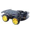 2025 Trend Intelligent Robot Assembly Car Kit DIY Kit Four-Wheel Drive Double Bottom Build Acrylic Base Car Learning Programming