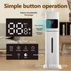 New 8L Household Humidifier Floor-to-ceiling Large-capacity Ultrasonic UV Purification Air Humidifier