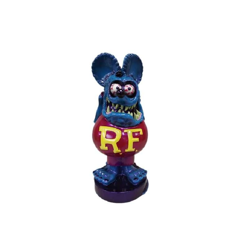 Niedliche Rat Fink PVC Sammlerfigur in auffälligen Farben mit Verpackung