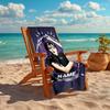 Personalized Customized Proof Beach Towel with Wednesday Addams Pattern - Soft, Absorbent,quick-drying,perfect Swimming,camping&bathing