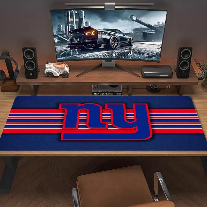 New York Giants Print Cushion Non-slip Laptop Tablet Big Mousepad XXL Mat Mini PC Playmat With Lock edge