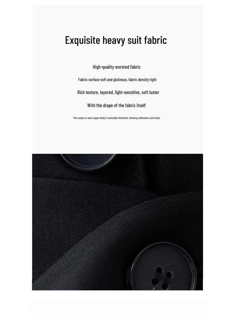 Damen High-End Tencel-Wollanzug mit Micro-Flare-Hose und Gürtel - Perfekt für formelle Kleidung im Frühling/Herbst und professionelle Umgebungen