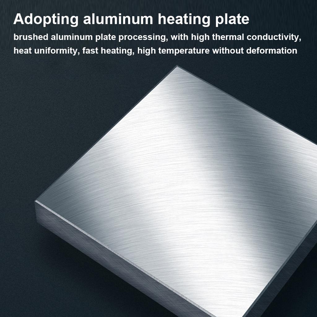 Aluminum Plate Heating Station Electronic Hot Plate Table Preheating Platform 0 400 celsius  for BGA Planting Printed
