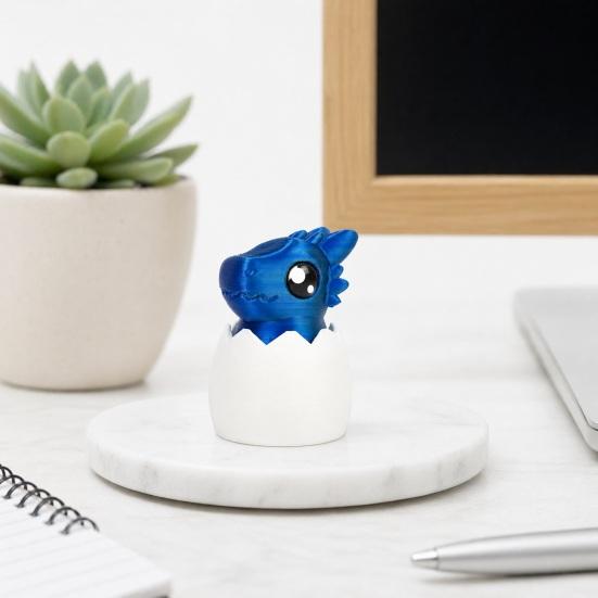 Dinosaur Egg Fidget Clicker, 3D Printed Cute Dinosaur Clicker, Keyboard Fidget Toy, Stress Relief Toy for Office Desk Students