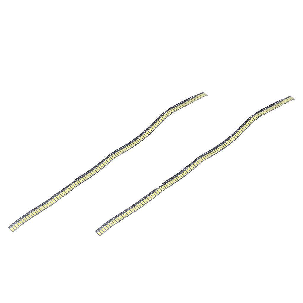 200Pcs White 6V SMD LED Light Bead Color Temperature 6000‑6500K LCD TV Backlight Bead