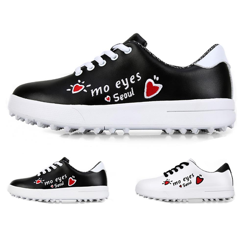 PGM Kid Girl Golf Shoes Size 30-36 Soft Comfortable Outdoor Casual Sneakers  Breathable Walking Shoes Luxury Womens Sneakers