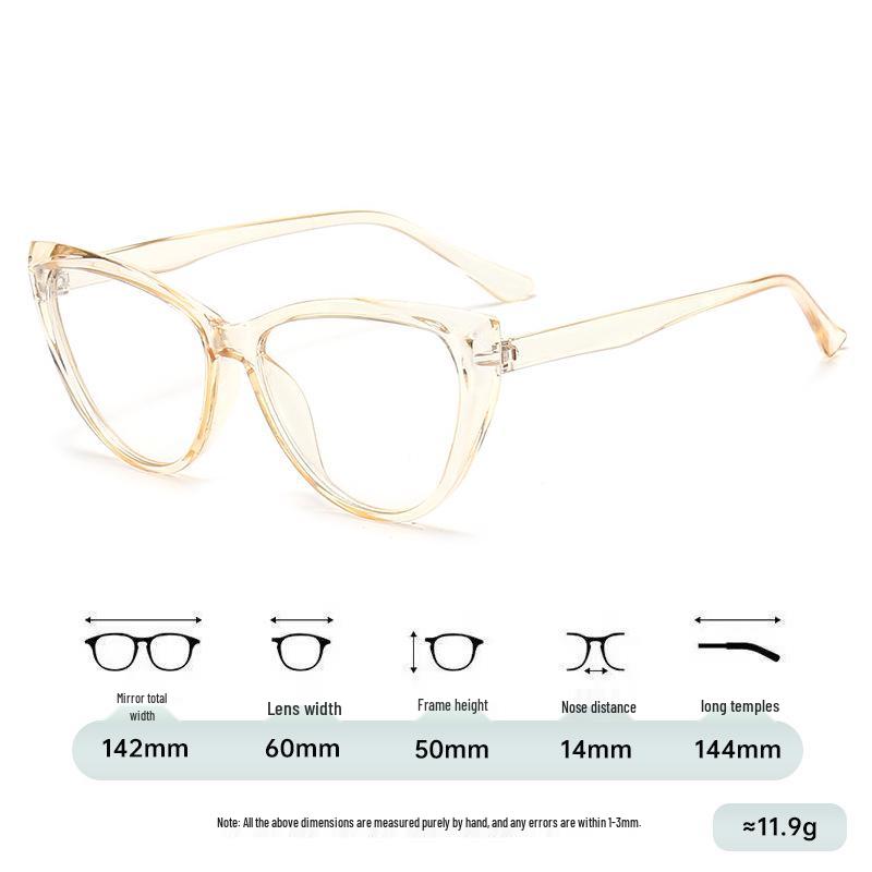 Trendy Unisex Korean-Style Myopia Glasses with High-End Anti-Blue Light Frames