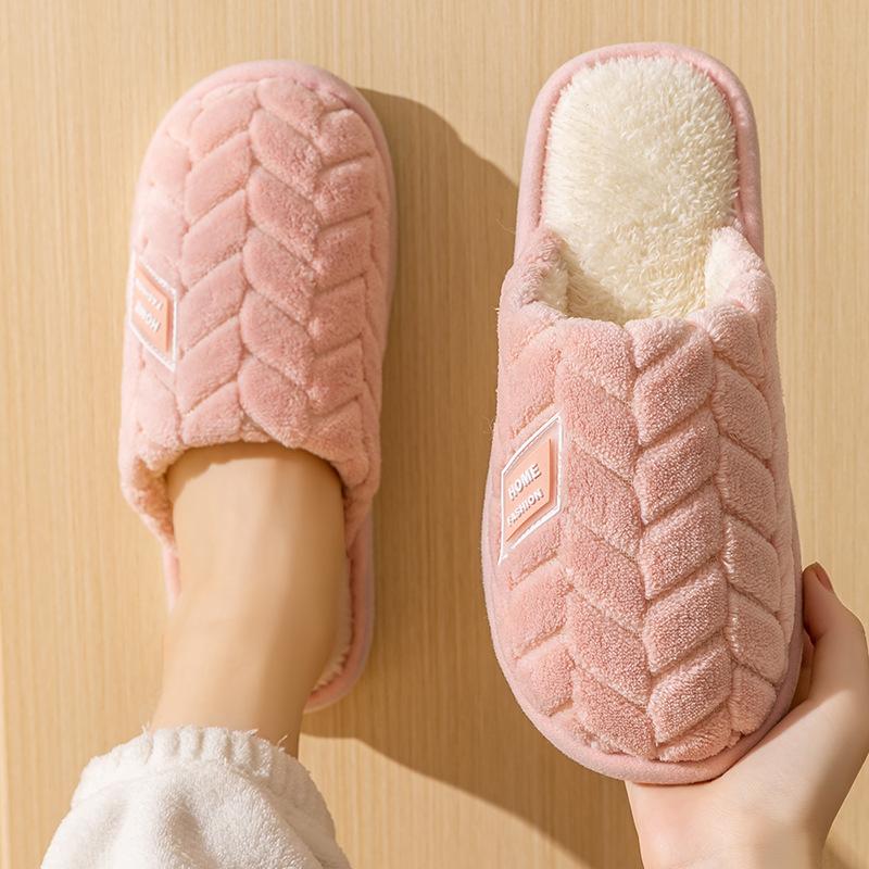 

Cotton Shoes and Slippers Are Anti-slip and Warm Indoors Fits 35-36