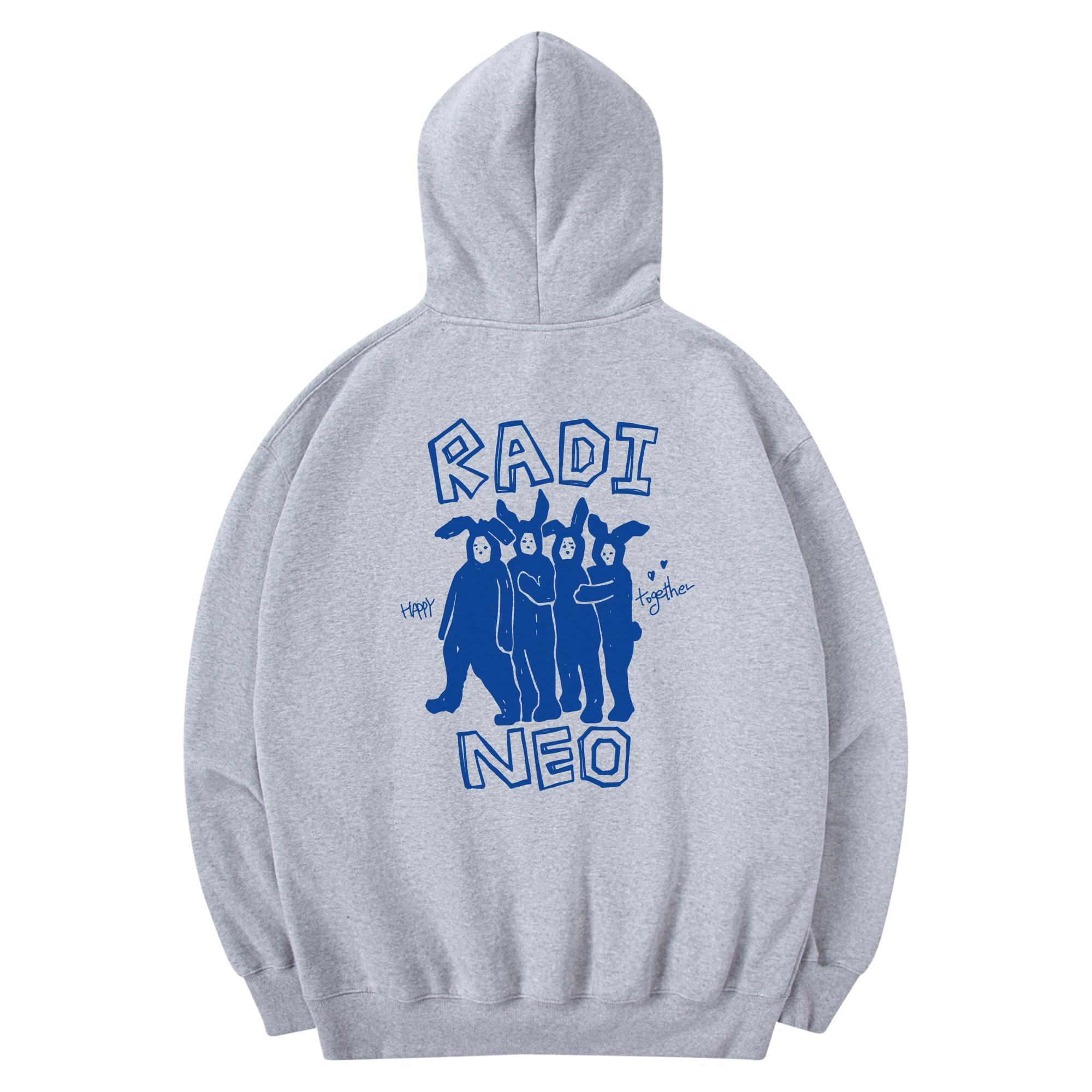 Radineo Happy Together Hoodie Gray Gray (Gray)/M