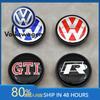 Voor VOLKSWAGEN VW 4 stuks 65mm Rood Blauw Auto Wielnaafdopjes Voor Volkswagen VW R GTI Golf 6 Passat CC Magotan Touran Tiguan 3B7601