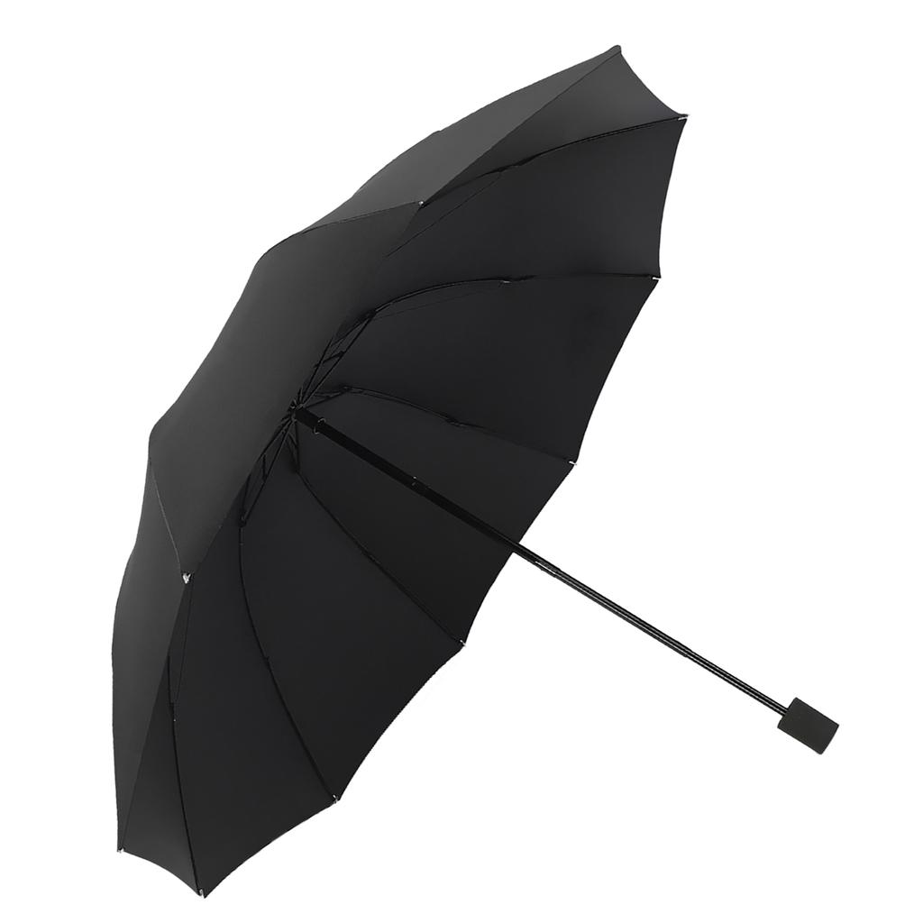Travel Umbrella 10 Ribs Portable Manual Windproof Rainproof Sunscreen Folding Umbrella for Outdoor Travel Camping