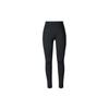 Einfarbige Sport Yoga Atmungsaktive Lange Hose Damen Unterteile Schwarz FB4657-010
