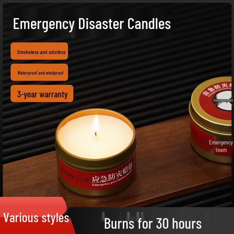 

Ветрозащитные Без запаха Аварийные свечи для отключений электроэнергии и бытового освещения (Красный Белый)