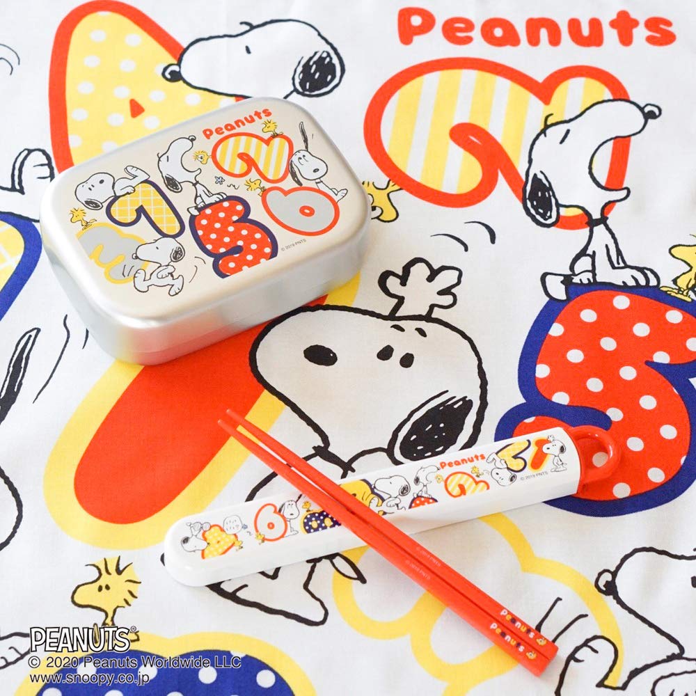 Skater Aluminum Lunch Snoopy Peanuts Made In ALB5NV Children's Box, & Design, Japan, 370ml,