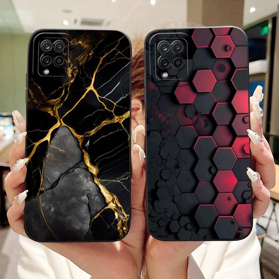 Fashion Painting Phone Case For Samsung Galaxy A12 M12 Soft Silicone Shockproof Cover For Samsung A12 SM-A125F A127F Bumpers