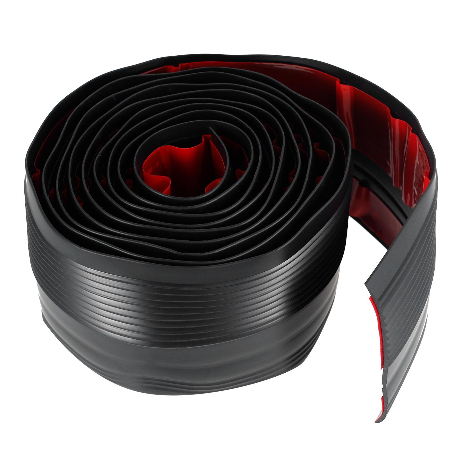 

Самоклеящийся L-образный протектор кромки ступени, противоскользящая лента для ступеней, ПВХ-обернутый угловой прижимной профиль для внутренних и наружных работ чёрный