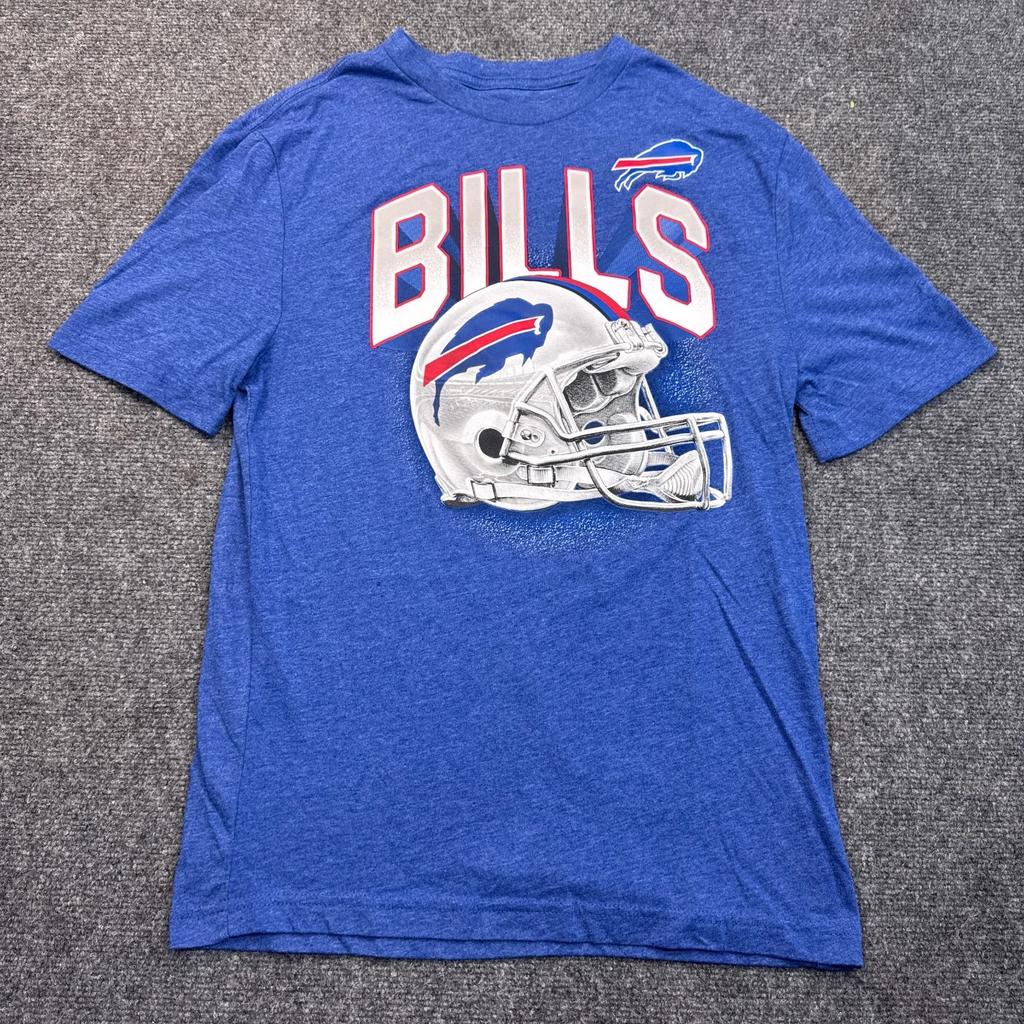 T-shirt Fanatics Buffalo Bills Taille Adulte Petit Style Rétro Vintage T-shirt NFL